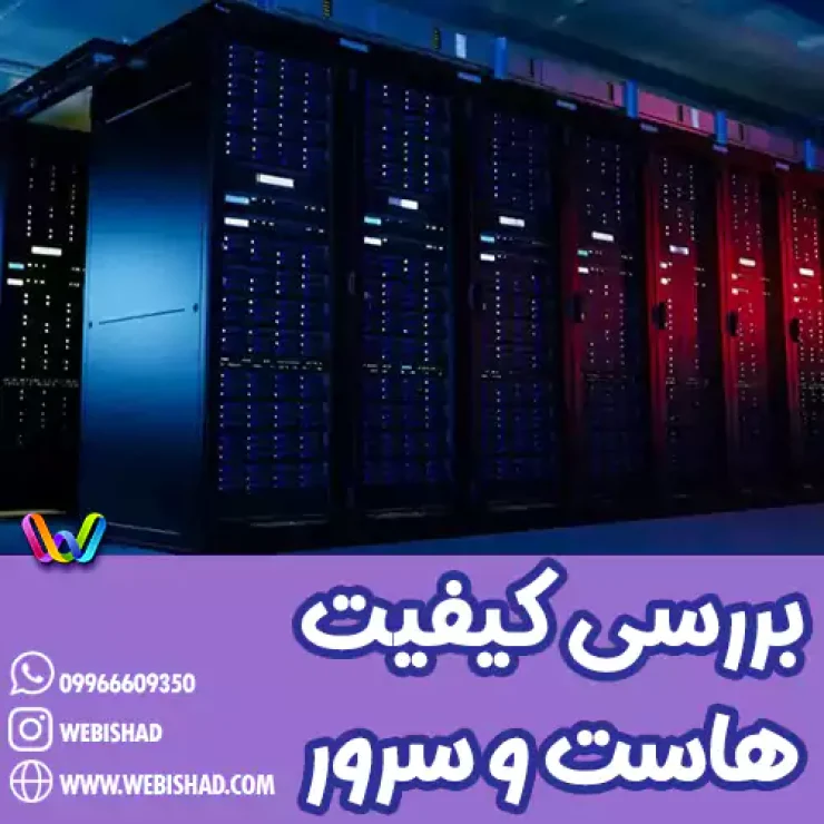 بررسی کیفیت هاست و سرور سایت