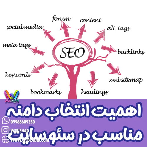 اهمیت انتخاب دامنه مناسب در سئو سایت